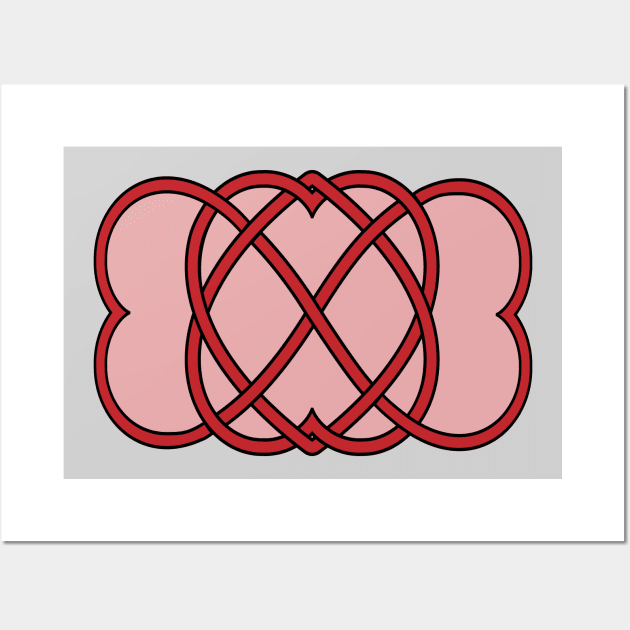 Celtic Knot Heart Valentine Wall Art by skauff